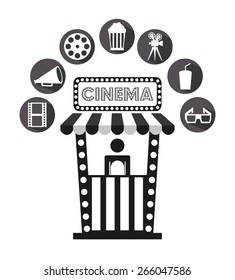 cinema icons design, vector illustration eps10 graphic 