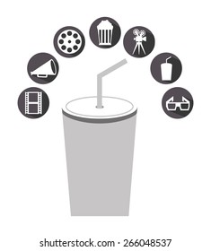 cinema icons design, vector illustration eps10 graphic 