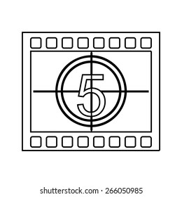 cinema icons design, vector illustration eps10 graphic 