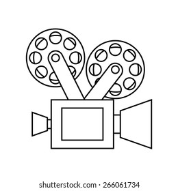 cinema icons design, vector illustration eps10 graphic 