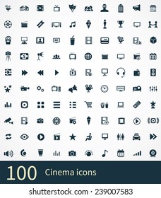 cinema Icons Vector set