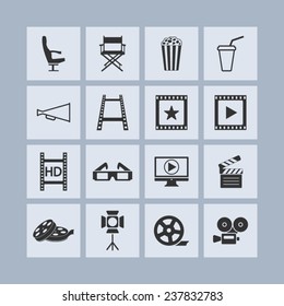 Cinema icons for web