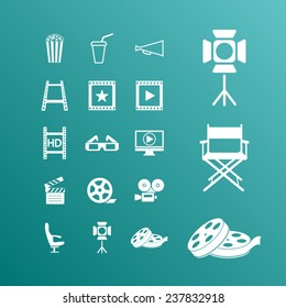 Cinema icons for web