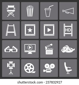 Cinema icons for web