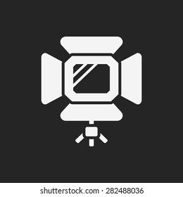 cinema light stand icon