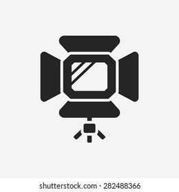 cinema light stand icon