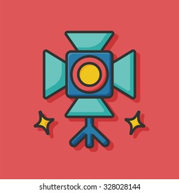 cinema light stand icon