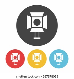 cinema light stand icon