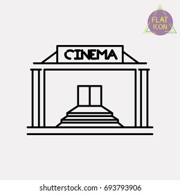 cinema line icon