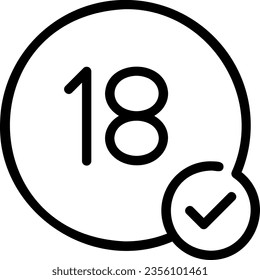cinema line icon illustration vector