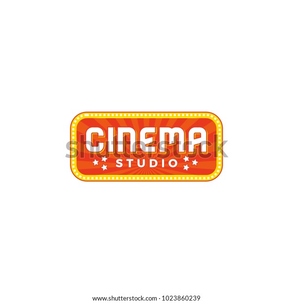 Cinema Logo Design Stock Vector (Royalty Free) 1023860239 | Shutterstock