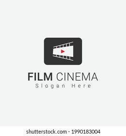 Cinema Logo Design Template Premium