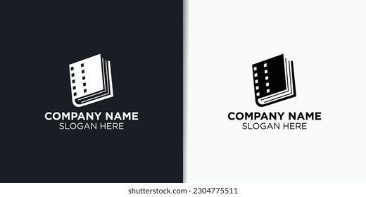 cinema logo design vector, movie icon template