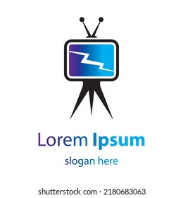 Cinema logo images illustration design