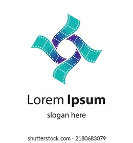 Diseño de imágenes de logotipo de cine