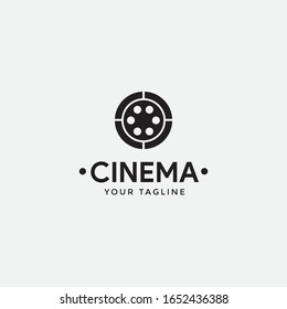  plantilla de logotipo de cine,Equipo de película. Buen diseño de símbolos para Movie Maker