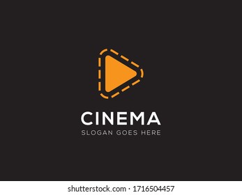 cinema logo template,Film Equipments. Good symbol design for Movie Maker