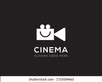 cinema logo template,Film Equipments. Good symbol design for Movie Maker