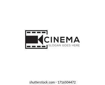 cinema logo template,Film Equipments. Good symbol design for Movie Maker