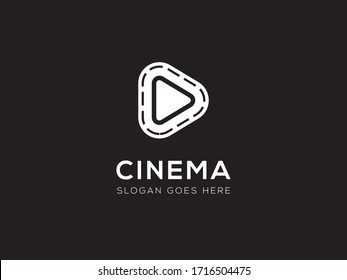 cinema logo template,Film Equipments. Good symbol design for Movie Maker