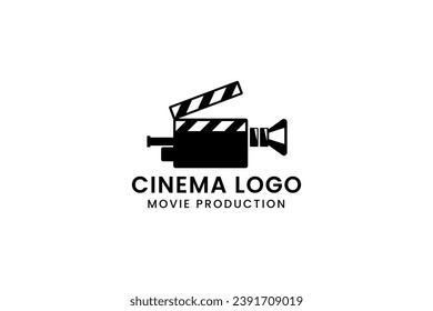 ilustración de icono del logotipo del cine