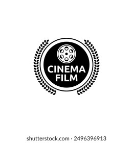 Cinema Logo Vector Template Isolated On White Background