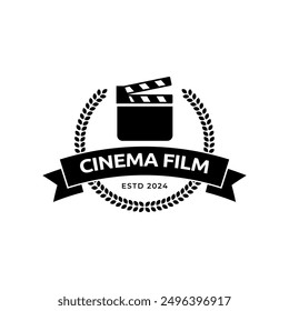 Cinema Logo Vector Template Isolated On White Background