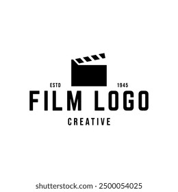 Cinema Logo Vector Template Isolated On White Background