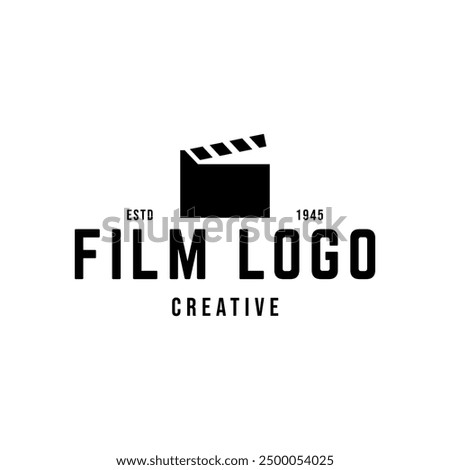 Cinema Logo Vector Template Isolated On White Background