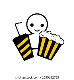 cinema menu illustration
