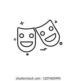 Cinema  miscellaneous play theater icon vector