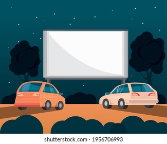 Cinema Movie Car Outdoor Cartoon