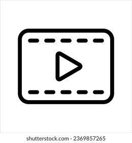 Cinema movie film vector icon