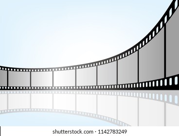 Cinema / Movie And Photography 35mm Film Strip Template.

Vector 3D Elements.