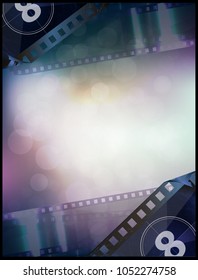 Vector Illustration Cinema Movie Projector Movie Stock Vector (Royalty ...