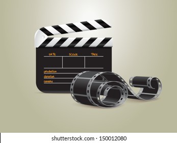 Cinema night vector illustration