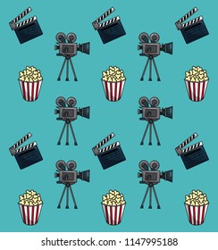 Cinema pattern background