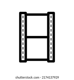 cinema, photo paper icon vector illustration logo template for many purpose. Isolated on white background.
