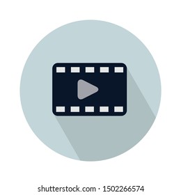 cinema play flat icon - From Multimedia, Camera and Photography icons set