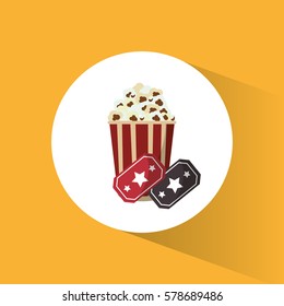 cinema pop corn tickets movie