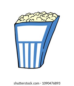 cinema popcorn illustration