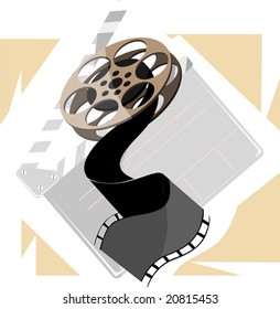  cinema projector  in brown shade	