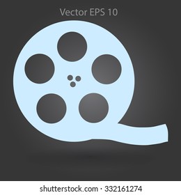 Cinema retro design vector picture