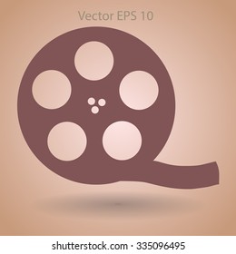 Cinema retro design vector picture