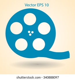 Cinema retro design vector picture