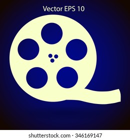 Cinema retro design vector picture