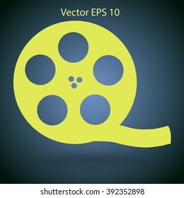 Cinema retro design vector picture