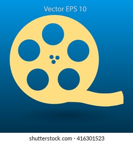 Cinema retro design vector picture