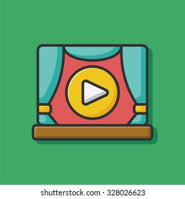 cinema screen icon