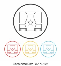 cinema screen icon